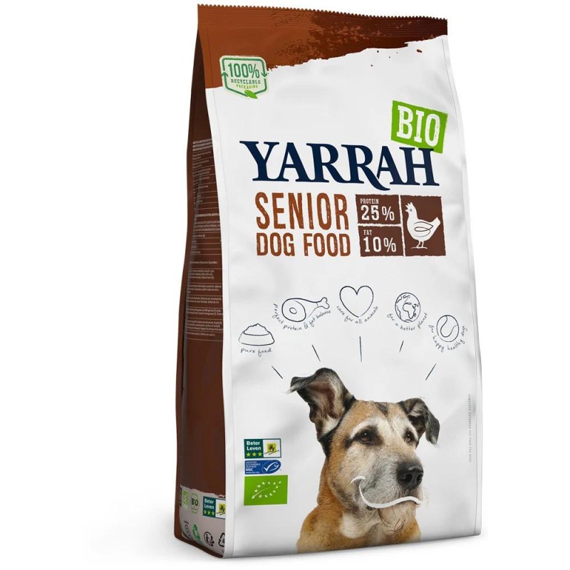 Hrana Uscata pentru Caini Senior, din Pui, Bio, Yarrah, 2 kg