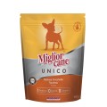 Hrana Uscata Super Premium Caini Talie Mica, sub 5 KG, Adult, Migliorcane Unico, Crochete de Curcan, 800 g