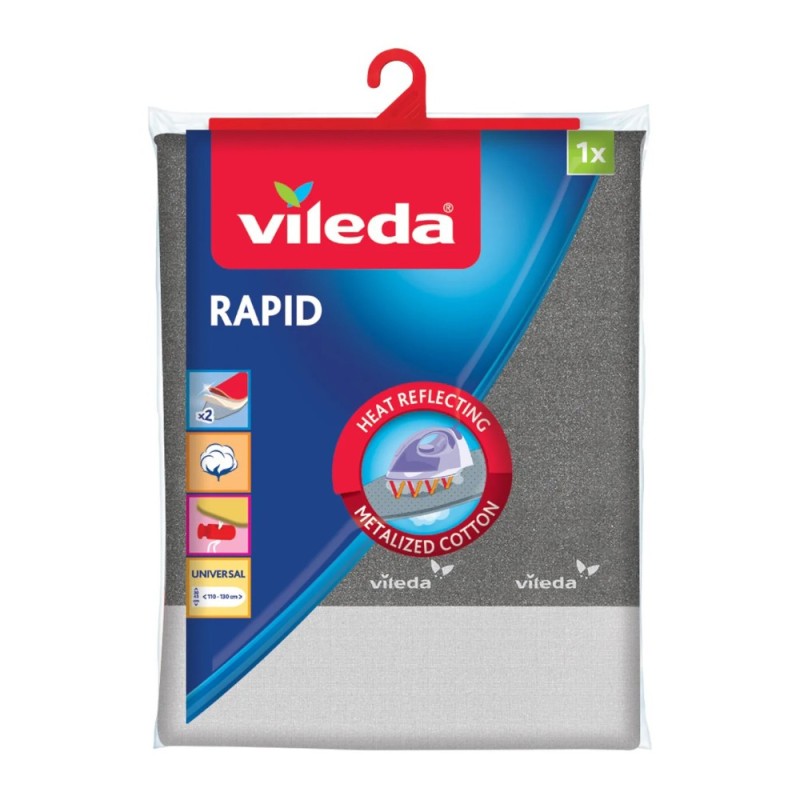Husa Masa de Calcat Vileda Rapid, Gri, 130 x 45 cm
