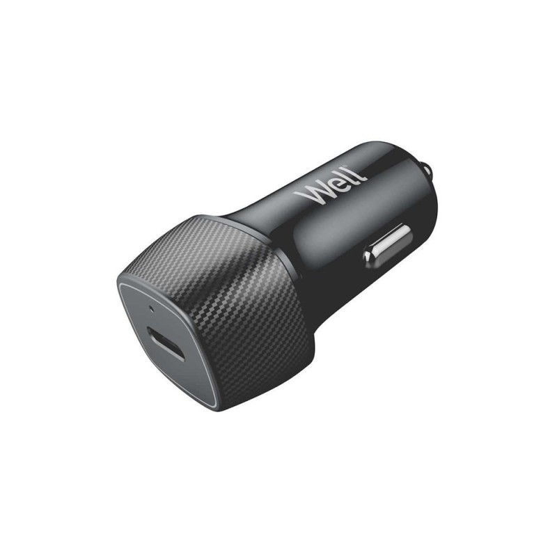 Incarcator Auto 1 x USB-C, 20W, Negru, Well