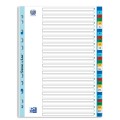 Index Plastic Numeric Oxford A4 1-31, 31 File, 11 Perforatii pt Indosariere + Cuprins, Alb