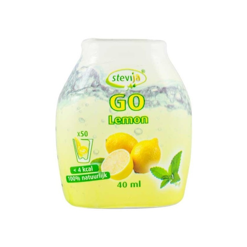 Indulcitor pe Baza de Stevie cu Aroma de Lamaie, 40 ml, Stevija