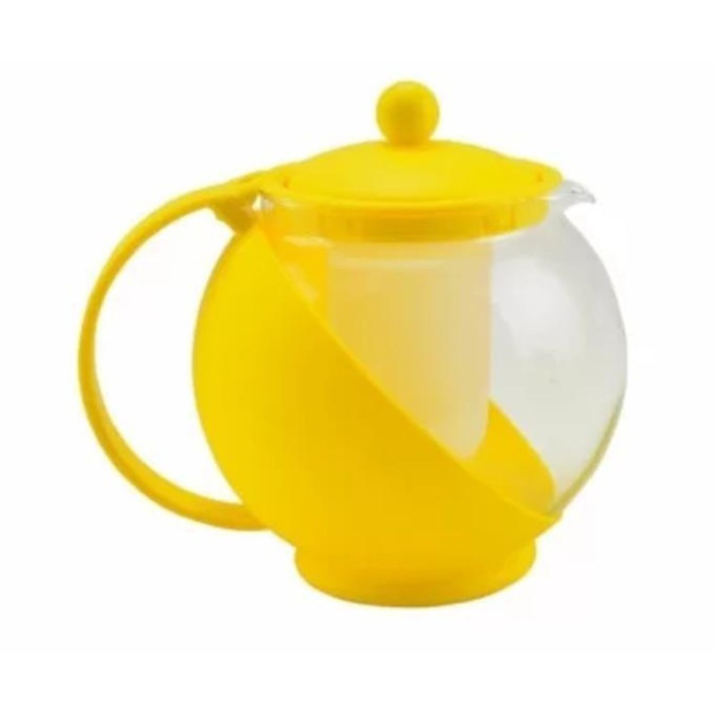 Infuzor pentru Ceai, 1.2 l, Galben, Perfect Home