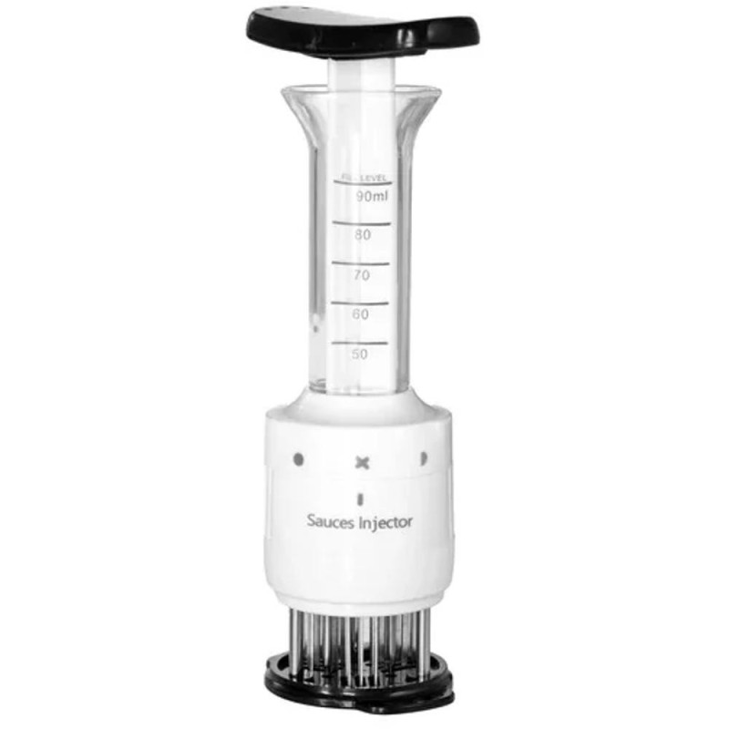 Injector din Otel pentru Fragezirea si Marinarea Carnii 2 in 1, 90 ml, Perfect Home