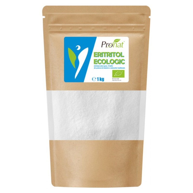 Inlocuitor de Zahar Bio Pronat Eritritol, 1 kg
