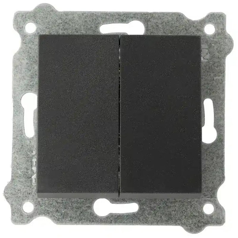 Intrerupator Dublu 10 A, Exen, 250 V Negru