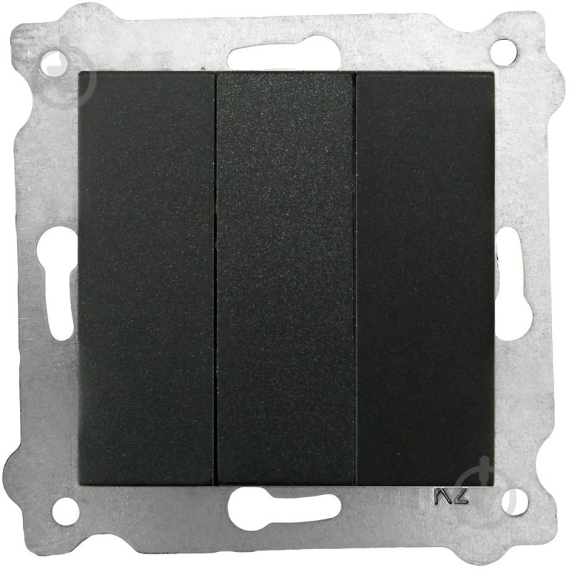 Intrerupator Triplu 10 A Exen, 250 V, Negru