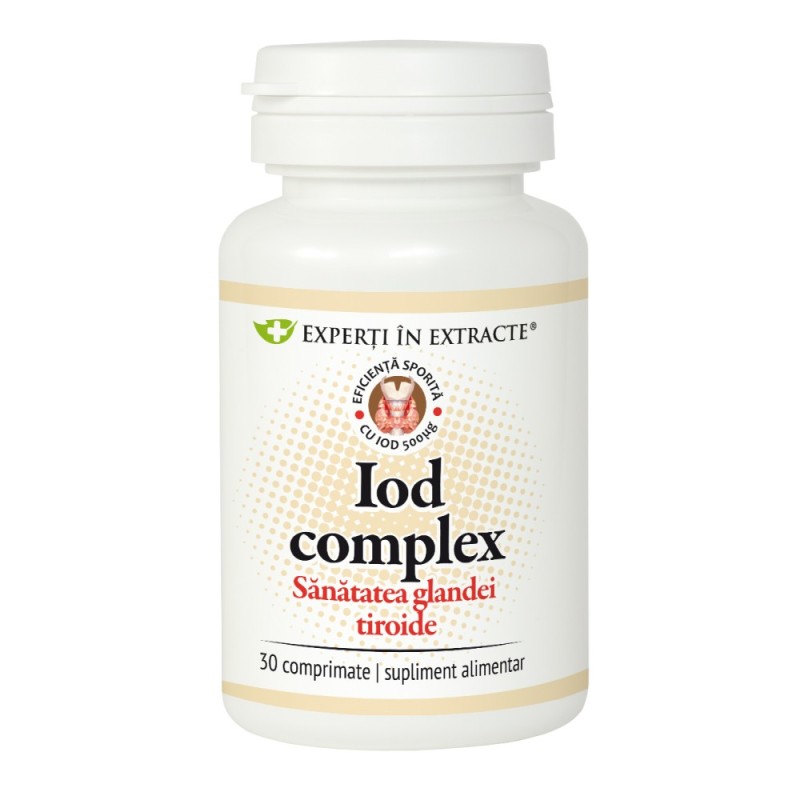 Iod Complex, 30 Comprimate, Dacia Plant