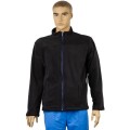 Jacheta Medicala Polar Fleece Joe, Unisex, Tip Tunica, Maneca Lunga, Fermoar, 2 Buzunare, Neagra, S