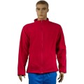 Jacheta Medicala Polar Fleece Joe, Unisex, Tip Tunica, Maneca Lunga, Fermoar, 2 Buzunare, Roz, S