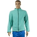 Jacheta Medicala Polar Fleece Joe, Unisex, Tip Tunica, Maneca Lunga, Fermoar, 2 Buzunare, Verde, M