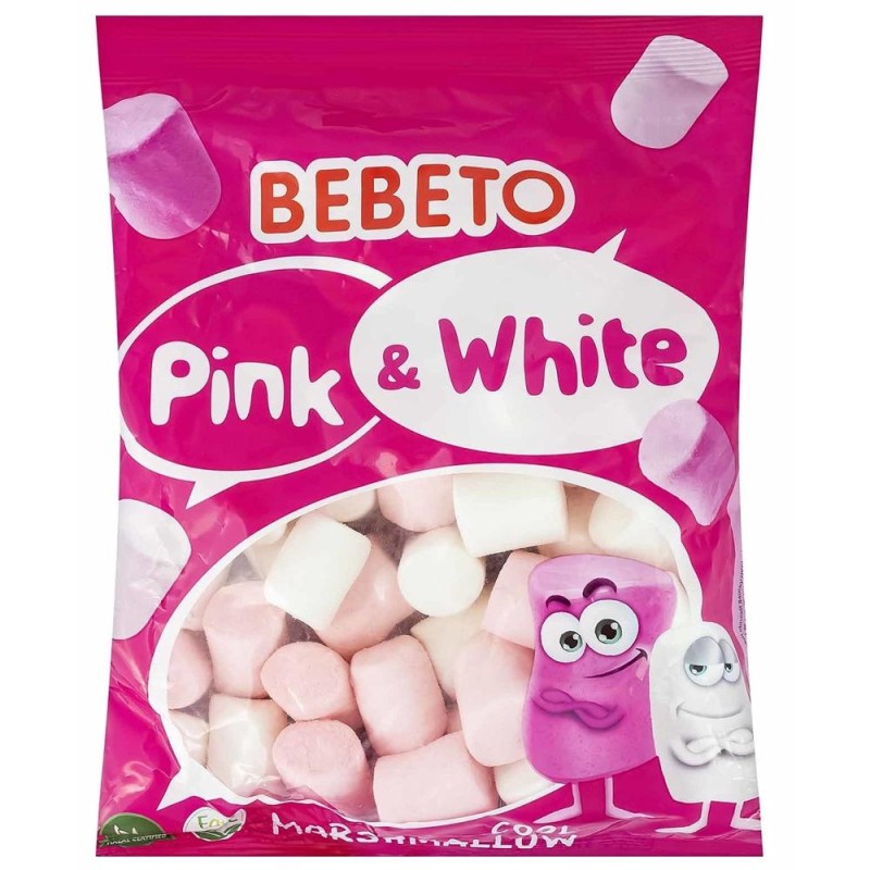 Jeleuri Bebeto Marshmallow Pink and White, 30 g