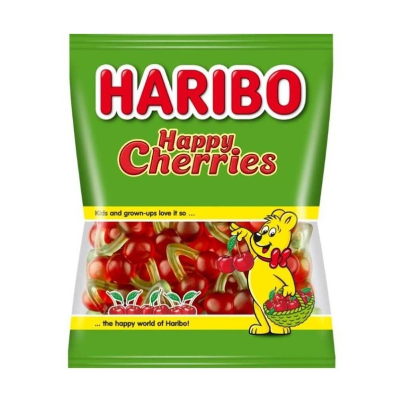 Jeleuri cu Cirese Haribo Happy Cherries, 100 g