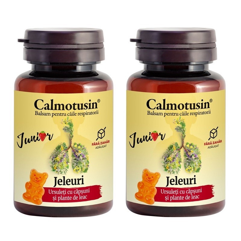 Jeleuri Ursuleti Calmotusin Junior, 2 la Pret de 1, Capsuni, 20 Jeleuri