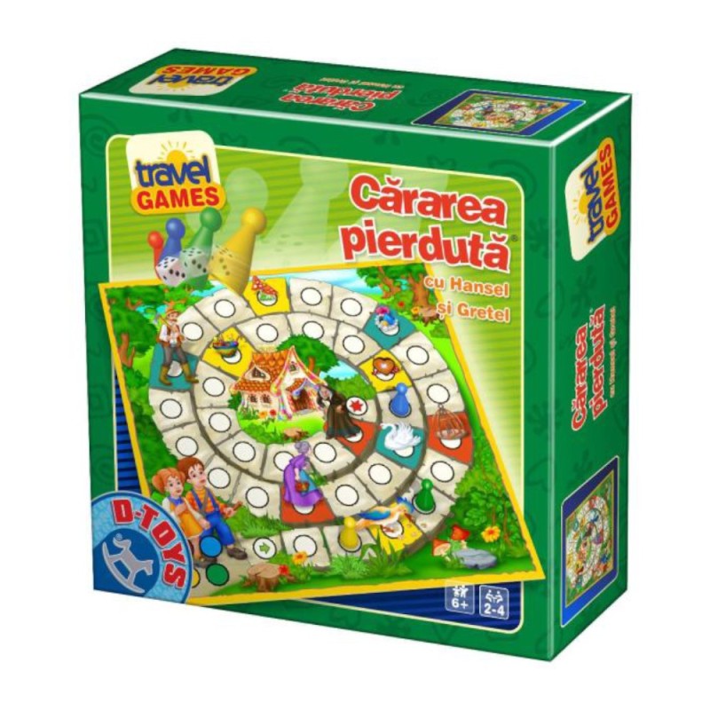Joc de Societate, D-Toys, Cararea Pierduta cu Hansel si Gretel, Editia Travel
