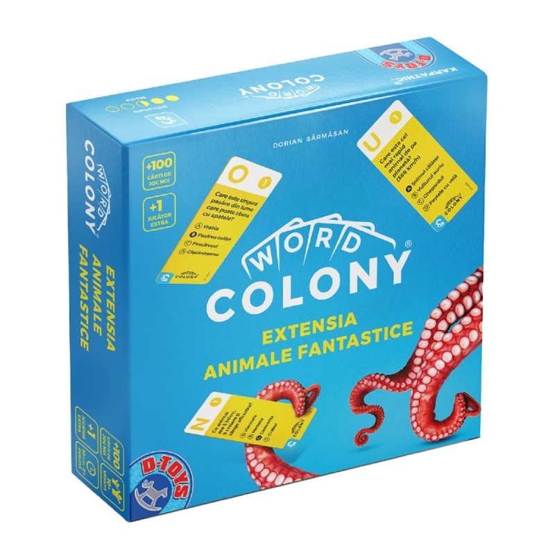 Joc de Societate, D-Toys, Word Colony, Extensia Animale Fantastice