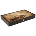 Joc de Table din Piele Ecologica, Z Tools, Model Corabia Piratului