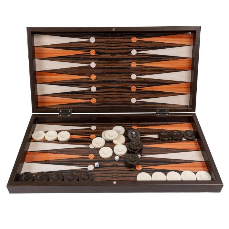 Joc de Table Model Burl, din Lemn Lacuit, Zilan