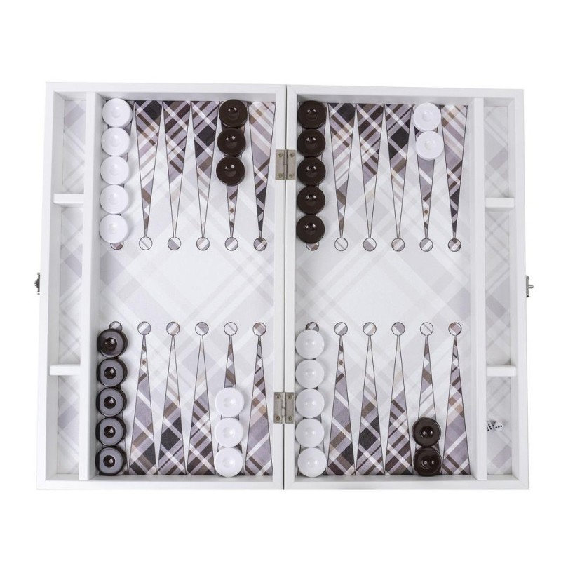 Joc din Piele Ecologica, Table, Alb, Dimensiune 48 x 48 cm