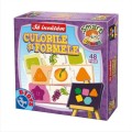 Joc Educativ, D-Toys, Sa Invatam Culorile si Formele, 48 Piese