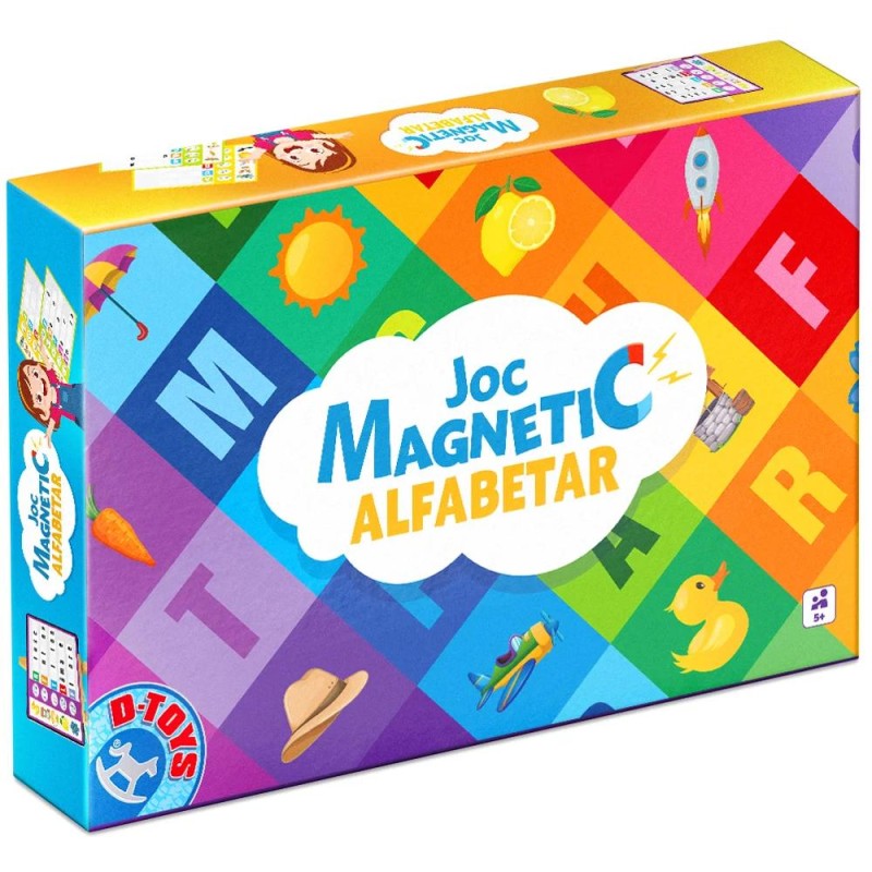 Joc Educativ Magnetic, D-Toys, Alfabetar cu Tabla