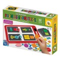 Joc Educativ Montessori, D-Toys, Sa Invatam Formele Geometrice, Tabla Magnetica, Forme Magnetice