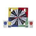 Joc Ruleta Petrecere, 4 Pahare pentru Shot-uri, 21 x 21 x 3 cm