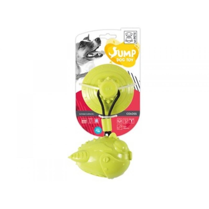 Jucarie din Cauciuc cu Ventuza Jump Coloss, M-Pets
