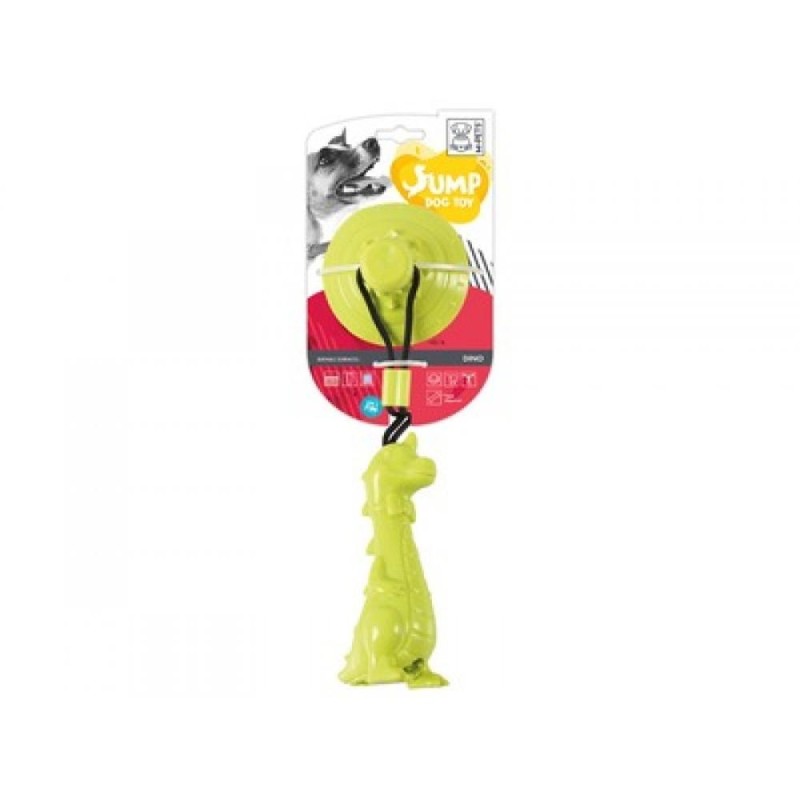 Jucarie din Cauciuc cu Ventuza Jump Dino, M-Pets