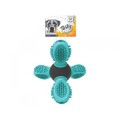 Jucarie din Cauciuc pentru Caini Saturn, Albastru, M-Pets