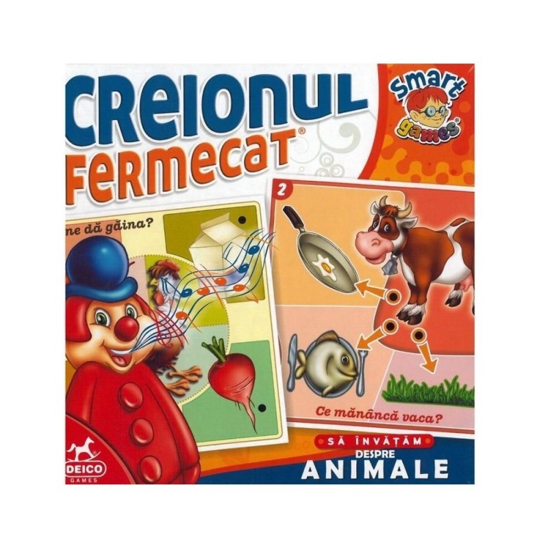 Jucarie Educativa, D-Toys, Creionul Fermecat, Sa Invatam Animalele