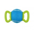 Jucarie pentru Caini Handy Ball M-Pets, Verde & Albastru, 23.5 x 12.7 x 12.7 cm