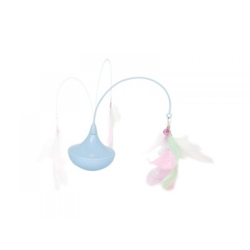 Jucarie pentru Pisici Swing Tumbler, Albastru, M-Pets