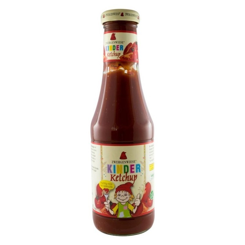 Ketchup BIO, pentru Copii din Piure de Rosii si Mere, 500 ml, Zwergenwiese