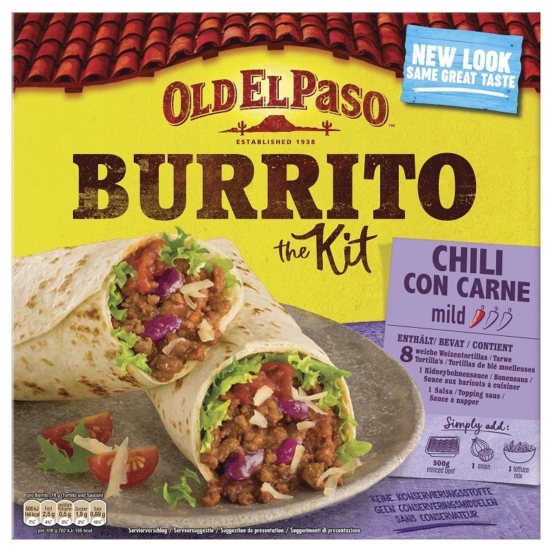 Kit Burrito Old El Paso 620 g