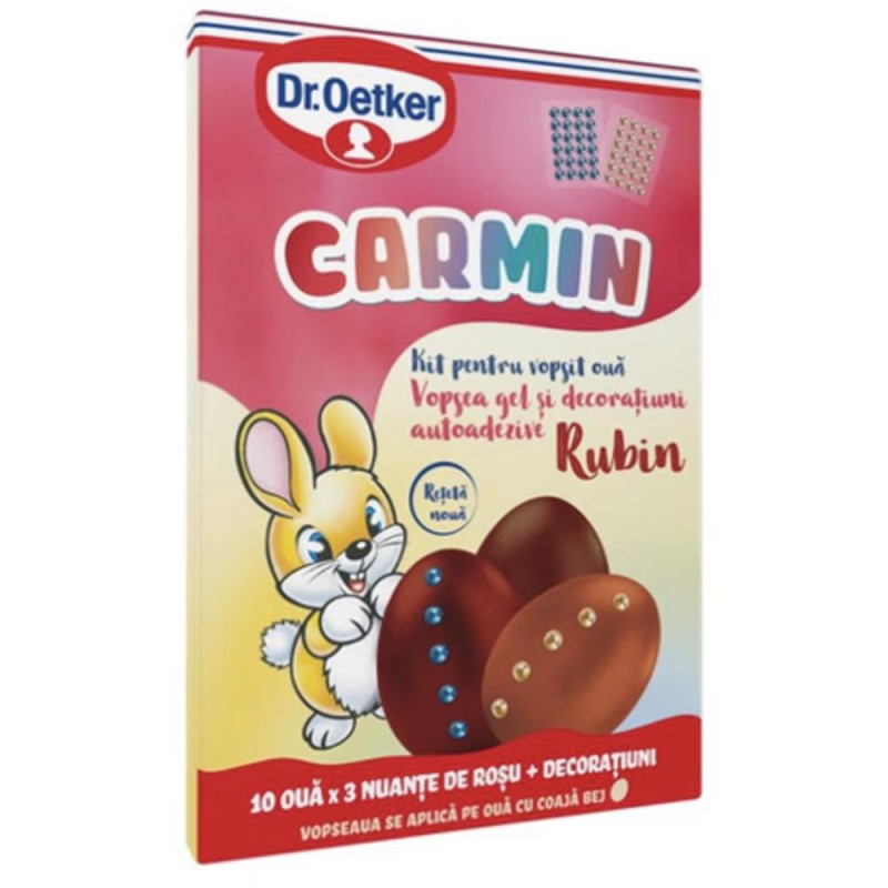 Kit Gel pentru Oua, Rosu 3 Nuante, Decoratiuni 3D Rubin, 15 g