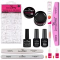 Kit Unghii False cu Tipsuri pentru Manichiura French 04