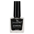 Lac de Unghii pentru Stampila, SensoPRO Milano, Black 10 ml