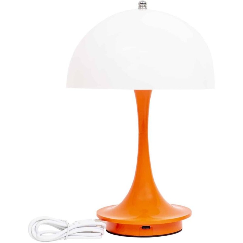 Lampa de Birou, 3 Tipuri de Lumina, Aprindere Touch, USB, Portocaliu, Z- tools