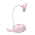 Lampa de Birou Copii, Model Delfin, Putere 3W, 3 Tipuri de Lumina, Roz