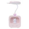 Lampa de Birou Copii, Model Televizor, 3 Tipuri de Lumina, Roz