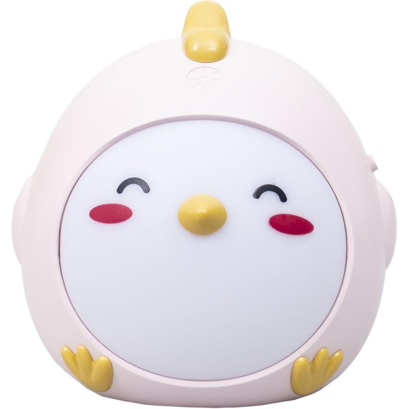 Lampa de Veghe Copii, Model Puisor, USB, Touch, Putere 4.2W, 3 Tipuri de Lumina, Roz