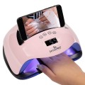 Lampa Unghii Uv Led 140W Superstar Pro, SensoPRO Milano, Roz