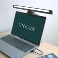 Lampa Unilux LED Visiolight pentru laptop, Rotire la 90°, Alimentare USB 5v/1a, Cablu 1m, Neagra
