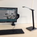 Lampa Unilux Linka LED, Buton Touch, Intensitate  Luminoasa Reglabila, Port USB, Gri / Negru