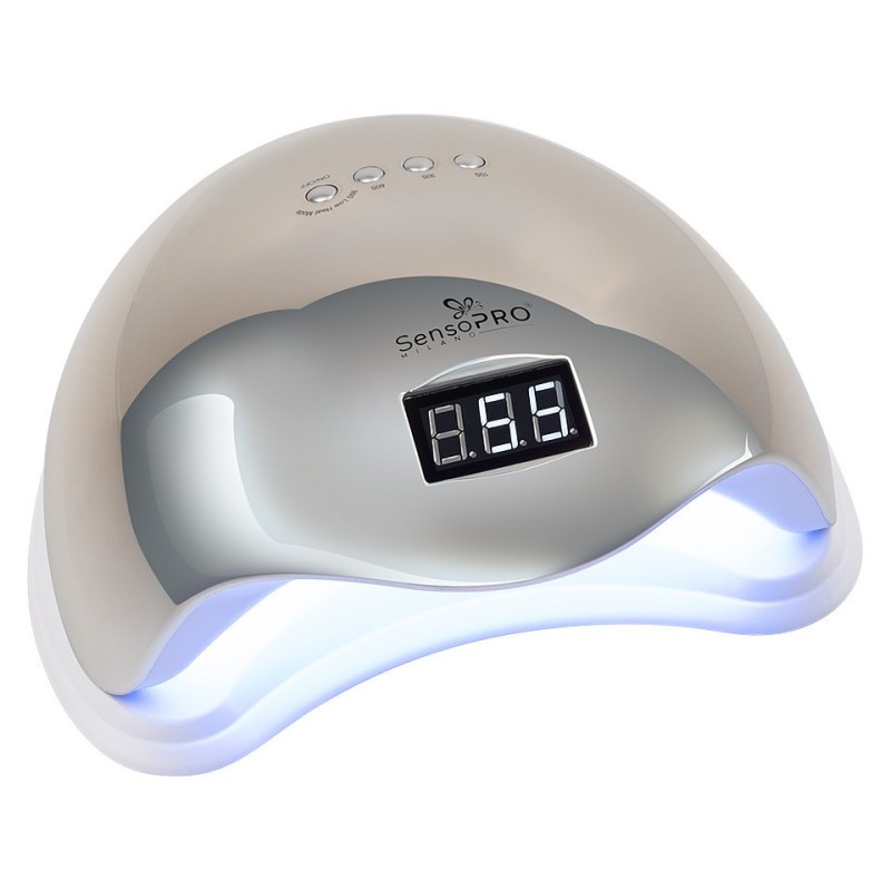 Lampa Uv Led 48W Sun5 Pro SensoPRO Milano, Platinum Silver