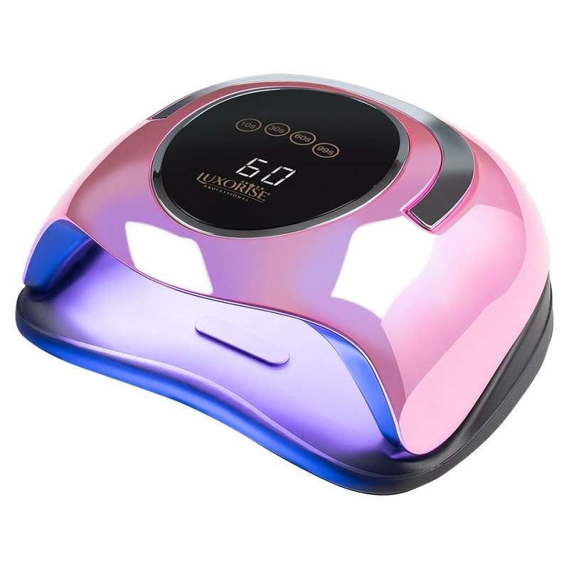 Lampa Uv Led Unghii 220W Galaxy Prime Pro, Luxorise, Royal Pink