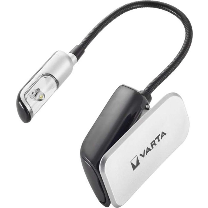 Lanterna LED de Citit, 2 x CR2032 Incluse, Varta, Gri/Negru