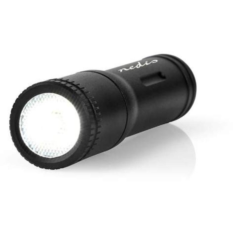 Lanterna LED Nedis, 3W, 100Lm, IPX4, 1 x AAA, Negru