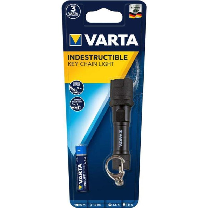 Lanterna LED Tip Breloc Varta, Indestructibila, 12lm, IPX4
